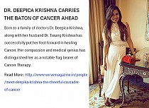 About Dr. Deepika Krishna And Her Cancer Awarenes Organization